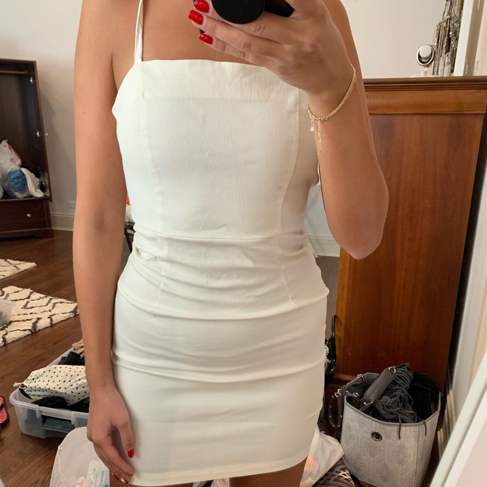 Forever 21 cream dress